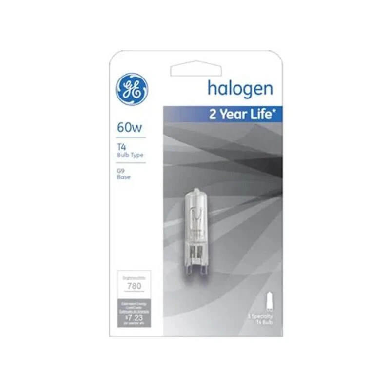 GE Q60G9/CD Single Ended Lamp Bulb, 60 W, G9 Lamp Bulb, T4 - Image 1 of 1