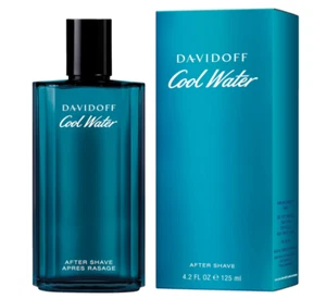 DAVIDOFF Cool Water Man Aftershave Splash 125ml - New Boxed & Sealed - FAST Post