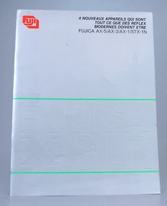 Brochure Appareils photo Fujica AX-5 / AX-3 / AX-1 / STX-1N (Réf#D-142) - Foto 1 di 5