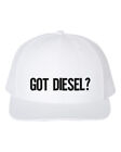 DIESEL TRUCKS, HIGH PERFORMANCE Diesel, ROAD,MUD,Snapback,Trucker Hat,Black Text