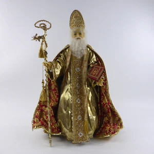 San Nicolás cabeza de cera manos de cera perímetro Felicitas Kreutzer 56 cm (8) - Imagen 1 de 24