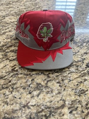 DE COLECCIÓN 90’S DRAW PEARSON GORRA SNAPBACK OHIO STATE BUCKEYES BORDE DENTADO ONDA DE CHOQUE Foto 1 de 4