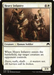 HEAVY INFANTRY X 4 N/M- MAGIC ORIGINS MAGIC THE GATHERING - Picture 1 of 1