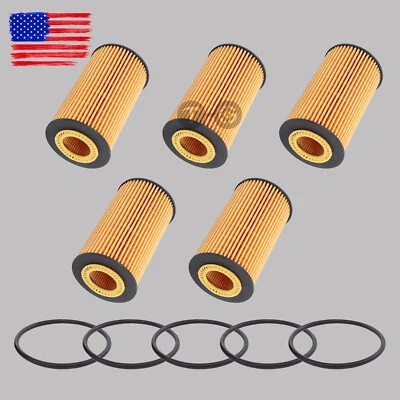 5X Oil Filter For Chevrolet Cruze Aveo Malibu Trax For Buick Encore 1.4L 1.8L - Image 1 of 4