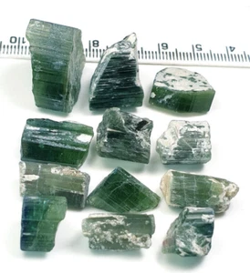 188Cts Beautiful Color Tourmaline Rough Grade Big Size Pieces Lot from Afghanis - Imagen 1 de 6