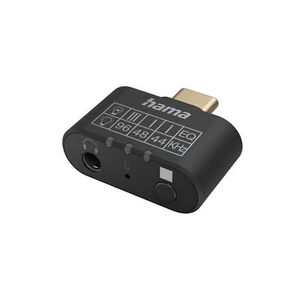 Hama Audio-Adapter USB-C auf 3,5mm Klinke AUX + Mikrofon + EQ Stereo Smartphone - Bild 1 von 1