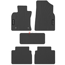 For 18-23 Toyota Camry Black Latex Floor Mat Car Carpet Front Rear 5PCS w/ Sport