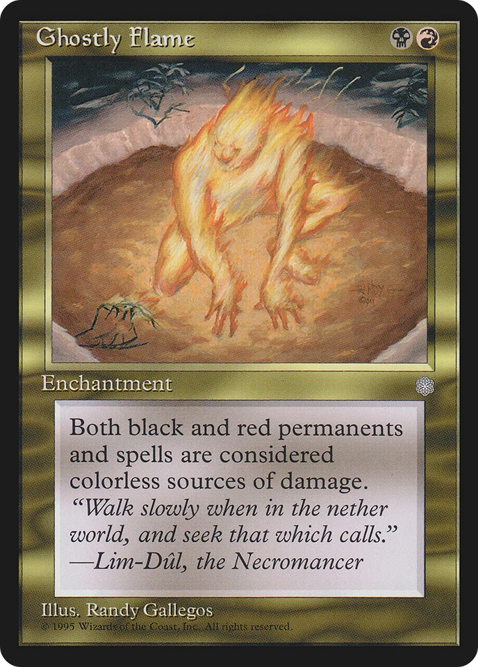 Ghostly Flame X (4) MTG Ice Age EX/NM - 4RCards - Image 1 of 1