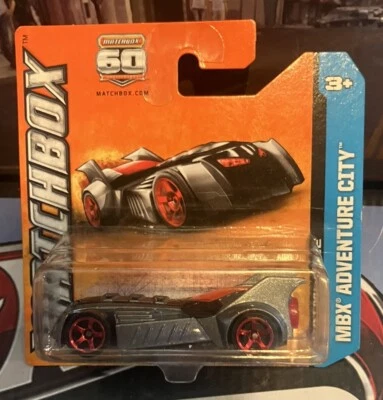 2012 MATCHBOX BATMAN BATMOBILE SHORT CARD 60th ANNIVERSARY - Image 1 of 2