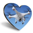 Heart Mdf Coaster Drone Quadrocopter Flying Camera #50785