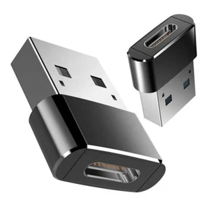 Adattatore da USB A a USB C adattatore di ricarica trasferimento dati spina convertitore OTG - Foto 1 di 5