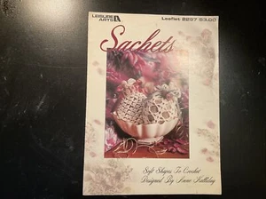 Crocheted Sachets Patterns, Soft Shapes To Crochet And Fill. Leaflet 2297 - Picture 1 of 2