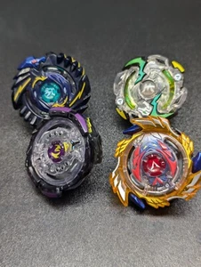 Beyblade 4 Stück Bey Blades Beyblade Burst eine davon leuchtet - Bild 1 von 6