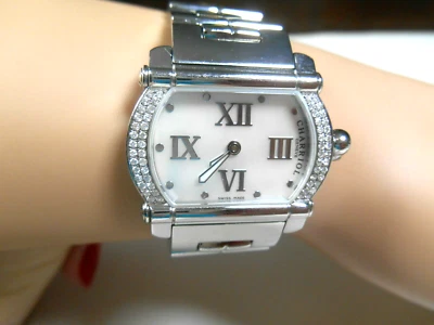 Ladies Phillipe Charriol Actor Diamond Watch Pearl Face Swiss Made, $7K+ RARE - Image 1 of 4