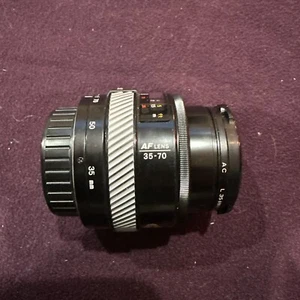 Minolta AF 35-70mm Standard Zoom Lens Black 1:3.5 (22)-4.5 for Maxxum SLR/DSLR - Picture 1 of 4