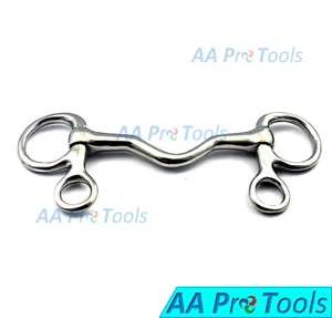 AA Pro: Western Horse Sliver Cheek Bit 4.5'', BT-0080 - Picture 1 of 3