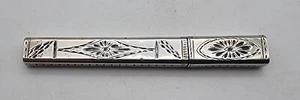 ANTIQUE DUTCH SILVER BODKIN CASE / SEALING WAX CASE CIRCA 1850 - Picture 1 of 8
