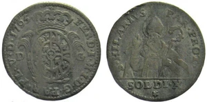 *TRIU* PARMA Ferdinando di Borbone 1765-1802 1/2 LIRA 1795 in mistura - Picture 1 of 1