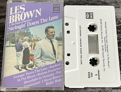 Les Brown & His Band Of Renown - Swingin' Down The Lane Audio Cassette Tape 1982 - Image 1 of 3