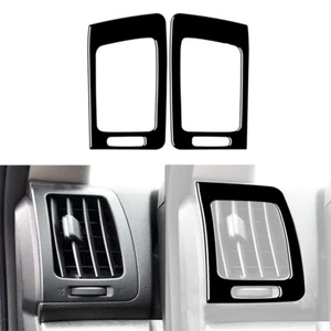 Cubierta de salida de aire lateral interior negra para piano 2 piezas para Infiniti G37 2010-2013 - Imagen 1 de 11