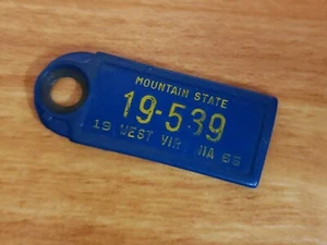 65 West Virginia Disabled American Veterans DAV License Plate Key Chain 19-539 - Picture 1 of 6