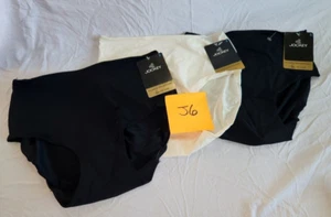 NWT Lot 3 Jockey sz 5 No Panty Line Promiss Nylon Luxe Hip Brief Underwear J6 - Picture 1 of 13