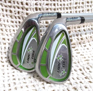 Tour Edge LADY EDGE (PW & SW) 2 Piece Wedge Set RH ~ Ladies Flex Graphite Shafts - Picture 1 of 10