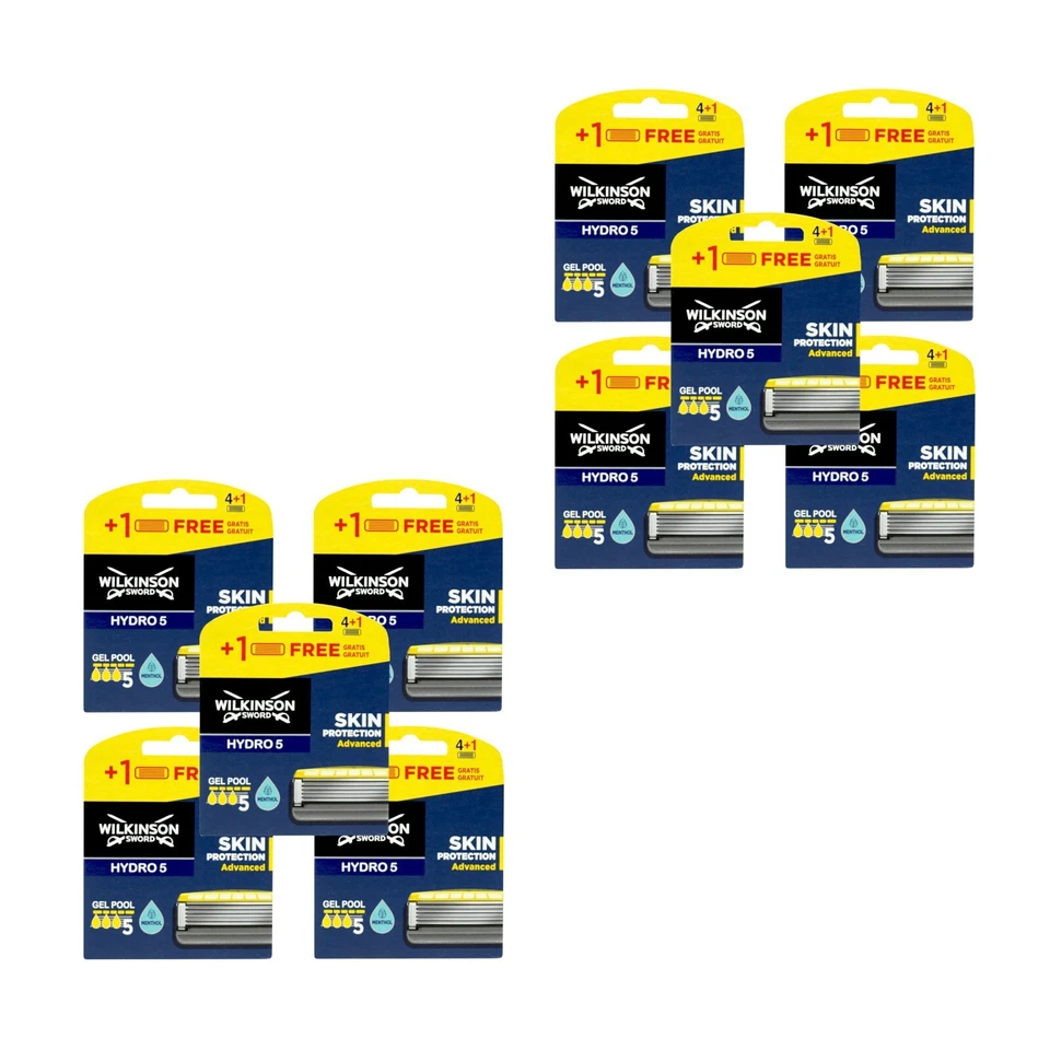 50x Wilkinson Sword Hydro 5 Advanced Rasierklingen - NEU - OHNE OVP -