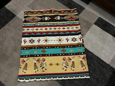 Cortina de ducha azteca multicolor Foto 1 de 4