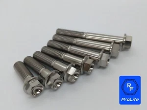 M8 Titanium Hex Head Flange Bolt Ti Road / Race Bolts - Picture 1 of 16