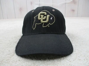 Colorado Buffaloes Hat Cap Fitted 7 5/8 Black Boulder Zephyr Football Mens - Picture 1 of 14