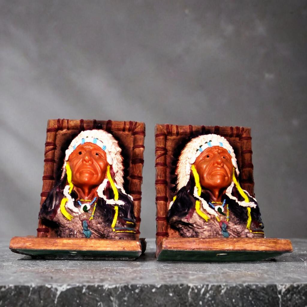 American Indian Bookends Indiana Collectible Book Ends for American Indian Bookends Indiana Collectible Book Ends for