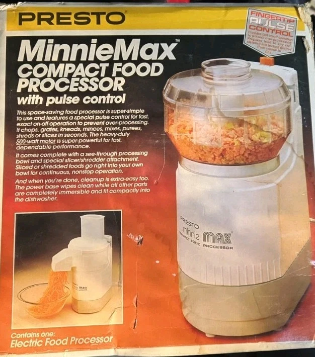 Presto Minnie Max Electric Compact Food Processor 02900 Pulse Control New In Box - Image 1 of 3