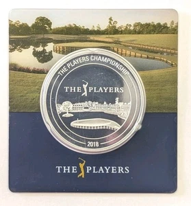 Isole Salomone 2018 - The Players Championship - 1,5 oz 999 Silver Proof - Golf - Foto 1 di 4