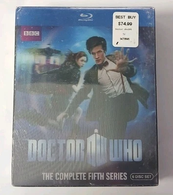 Doctor Who: The Complete Fifth Series 6 Disc Blu-ray Set BBC Sealed Brand New - Image 1 of 3