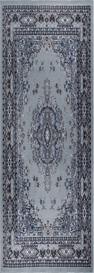 Alfombra medallón oriental tradicional 2x7 estilo persa corredor - real 1'10"x7'3" Foto 1 de 1