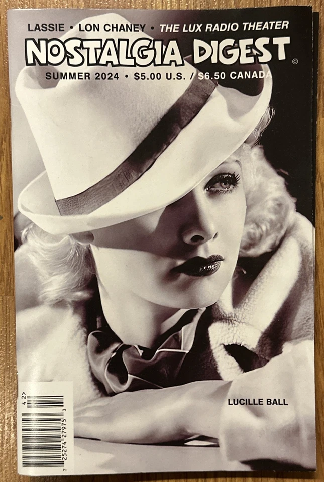 Nostalgia Digest Magazine Summer 2024 Lucille Ball - Image 1 of 1