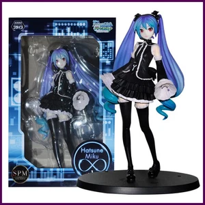 Vestido Negro 17CM Anime Hatsune Miku Project DIVA Arcade Future Tone Hatsune Miku - Imagen 1 de 23