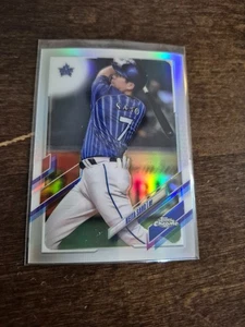 2021 Topps NPB cromo Keita Sano Yokohama DeNa Baystars refractor - Imagen 1 de 2