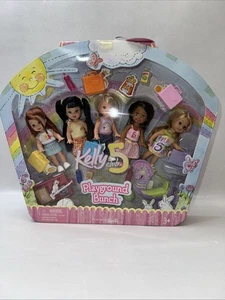 Barbie Kelly Club 5 Playground Bunch Five Doll Playset Girls Mattel 2005 J3693 - Picture 1 of 8