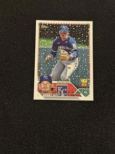 Tarjeta de béisbol 2023 Topps Holiday Bobby Witt Jr. #H102 Kansas City Royals - Imagen 1 de 2