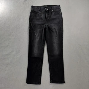 Banana Republic High Rise Slim Black Denim Jeans Womens Size 27/4 - Picture 1 of 6