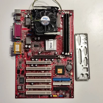 MSI 845E MAX Motherboard with Pentium 4 1.7GHz CPU and 512MB RAM - TESTED - Image 1 of 4