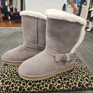 Koolaburra by UGG Arlena kurze Damenstiefel beige Asche Größe 8W neu ohne Etikett - Bild 1 von 12