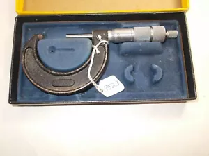 M.G. Tool Co., Micrometro da macchinista 1 - 2" .001", arresto a cricchetto, blocco mandrino - Foto 1 di 6