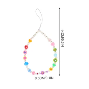  Perlenmobile Hanging -Kette Handy Armband Perlenbesetztes Telefonarmband - Zdjęcie 1 z 12