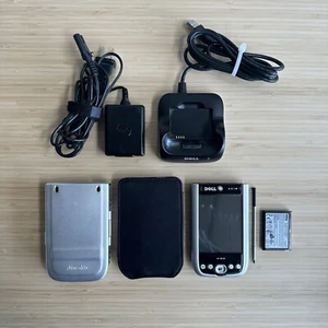 Dell Axim x50 HC03UL Handheld Mobile PDA Pocket Personal Computer - TESTED - Photo 1 sur 11