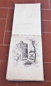 Album 20 disegni vintage BABY CARRARA matita e china FIRMATI 20x15 - Picture 1 of 12