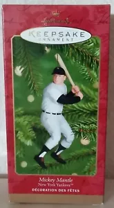 Hallmark 2001 Mickey Mantle, New York Yankees Keepsake Ornament MIB NRFB NIB - Picture 1 of 4