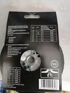 Supporto pad 1 x 125 mm x 22 mm cuscinetto di supporto per uso con dischi abrasivi rettifica - Foto 1 di 2